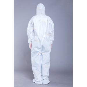 Disposable Hooded Non Woven 55g Personal Protective Suits