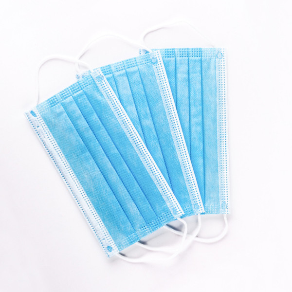 Buy Disposable Breathable 3 Ply Non Woven Face Mask For Adult at wholesale prices