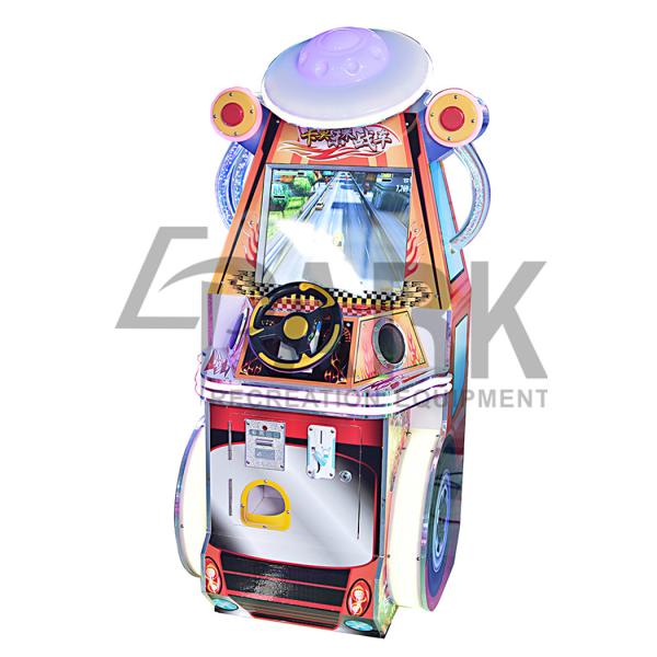 Kids Deformation Race Car Arcade Machine Coin Operated Hardware Material