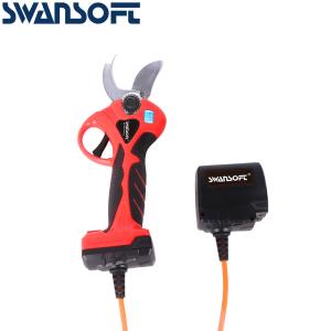 SWANSOFT Electric Pruning Shears Finger Protection Progressive Cutting Pruning