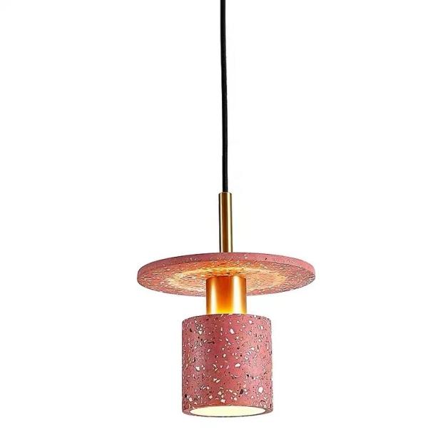 Decoration Led Kitchen Cement Hanging Lamp E27 Restaurant Concrete Resin Pendant Lamp Fixture