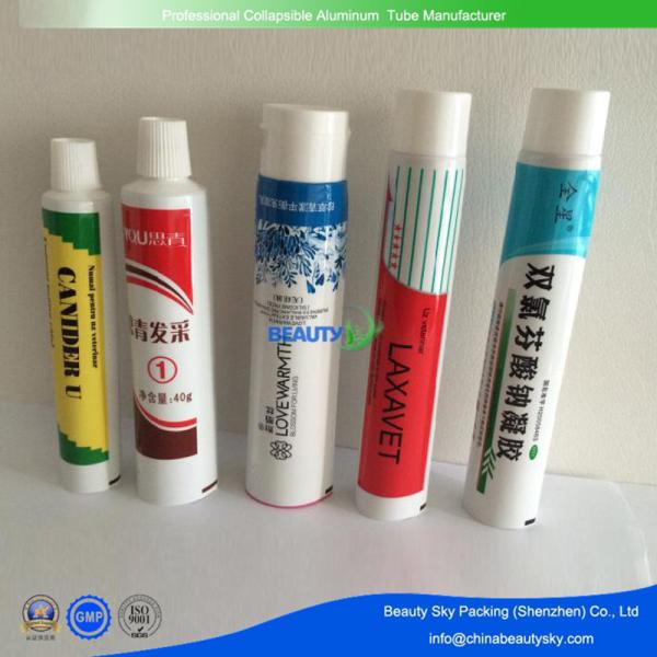 Buy Dia.13.5--60mm Beautiful Pharmaceutical packaging tube plastic tube Printed 1c--6c at wholesale prices