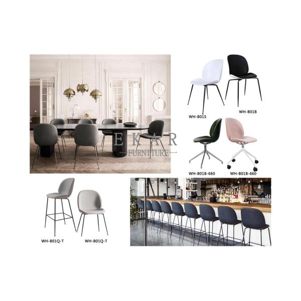 Italian Modern Design Restaurant Leather Dining Room Chair