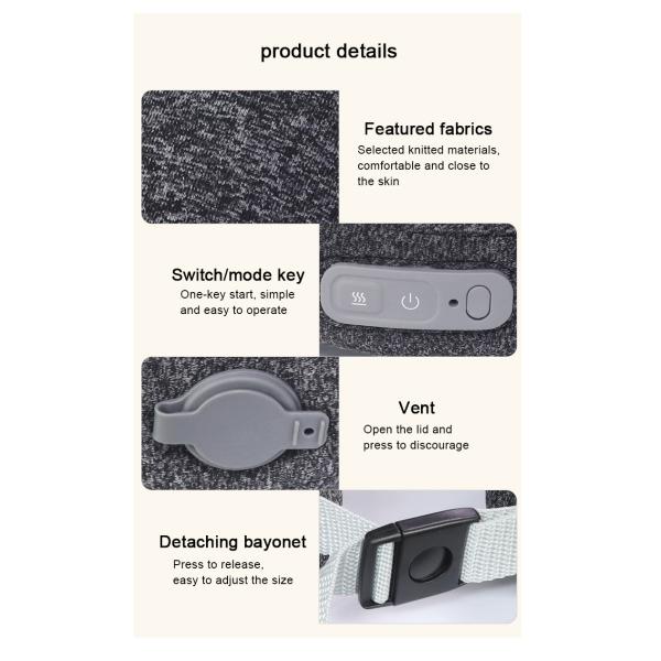 1400mAh Wireless Inflatable Neck Cervical Collar 5V 1A For Fatigue Relief