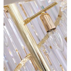 Luxury crystal chandelier duplex building hollow living room lamp large