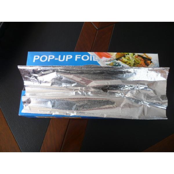Buy Plain Flat Pop Up Aluminum Foil Sheets , Folded Pre Cut Aluminum Foil at wholesale prices