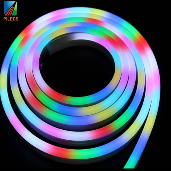 Buy Flexible Addressable RGB LED Neon Flex With Remote Music Controller OEM at wholesale prices