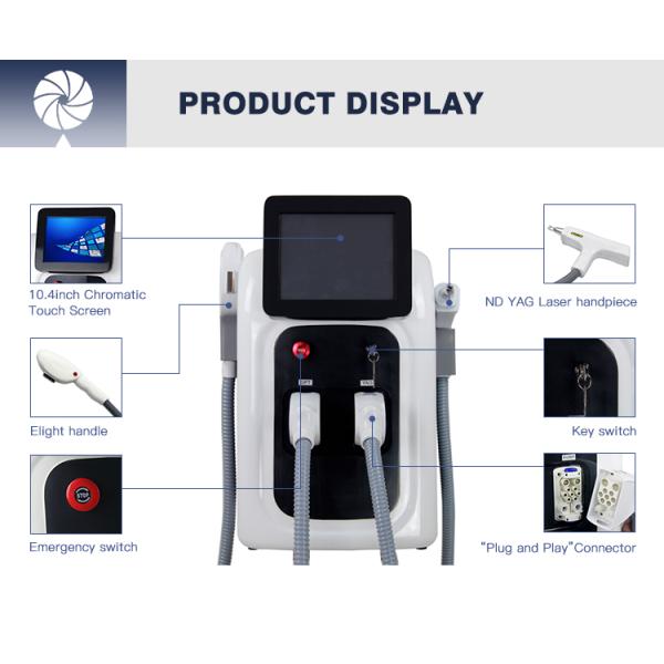 Portable E-light Photon Skin Rejuvenation IPL OPT permanent Hair Removal Machine 2 in 1
