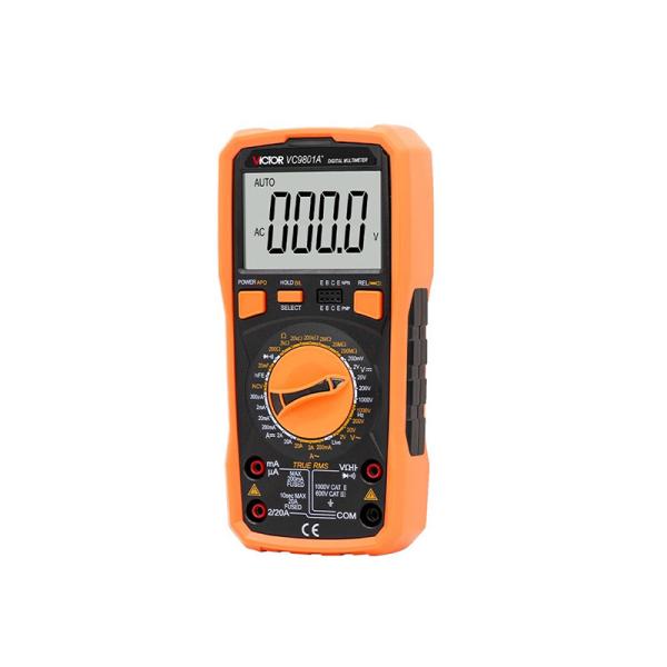 Victor VC9801A+ 9801 Pocket Multimeter True RMS Temperature Capacimetro