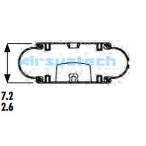 Commercial Goodyear Suspension Spring 1B12-305 Combination Stud Stud – 3/4-16 Firestone W01-358-6920