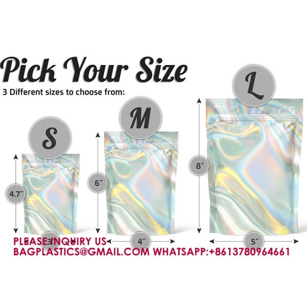 Self Sealing Sealable Treat Bags Packaging Food Storage Pouch for Sample Cookies Jewelry