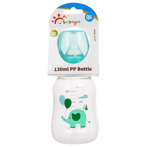 Buy Green 5oz 130ml Standard PP Baby Feeding Bottle at wholesale prices