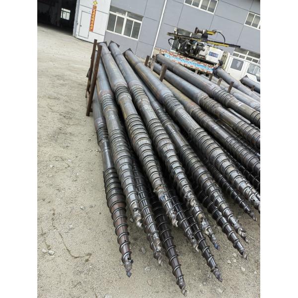 Buy Hot Dipped Galvanized Earth Screw Ground Helical Screw Pile Commercial at wholesale prices