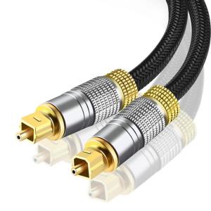 5.1 Digital Optical Audio Toslink Cable Fiber Optic Audio Cable 1m 2m 3m 10m 15m