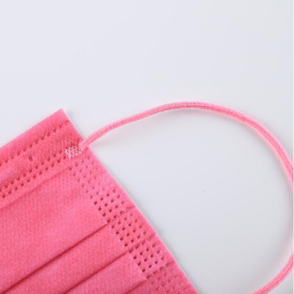 Medical disposable non woven pink dental surgical face mask
