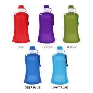 LFGB Approved 500Ml Collapsible Silicone Bottle