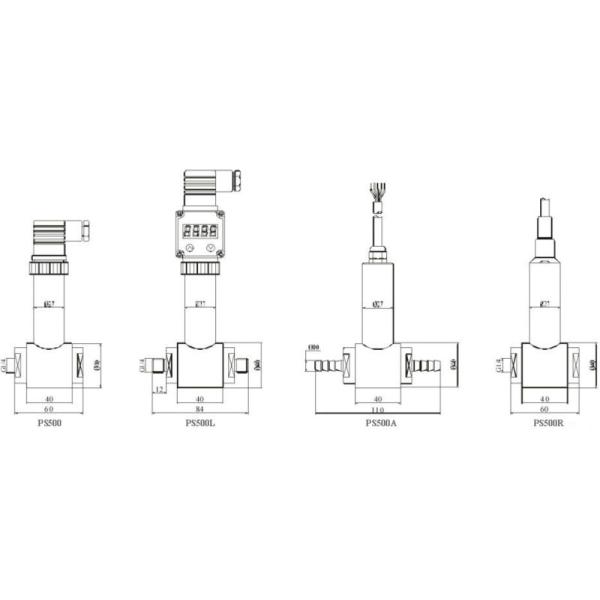 Differential pressure transducer