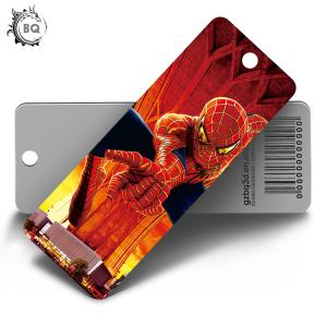 PET Plastic Printing Service , Custom pattern 3d Lenticular Bookmarks