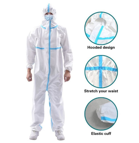 Buy Antivirus Disposable Protective Clothing  Against Germs Good Tensile Resistance at wholesale prices