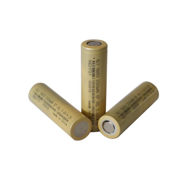 Buy Rechargeable 2000mah Lithium Ion Cell , 3.6V 18650 Lithium Battery at wholesale prices