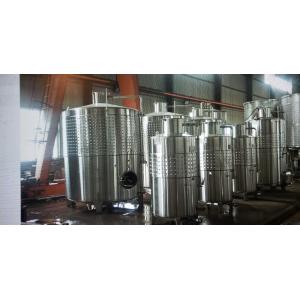 1000L Pillow Plate Jacket Tank , Wine Jacketed Storage Tank