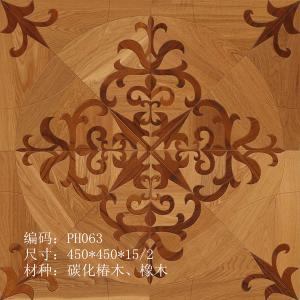 Beautiful Flower Pattern Wood Flooring Tiles Different Designs