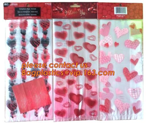 plastic printing transparent sandwich goodie wedding christmas cookie packaging