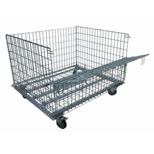 1000kg Galvanized Stackable Sliver Wire Container Storage Cages