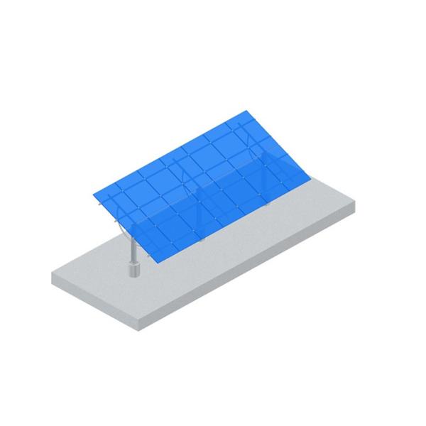 Buy Stand Adjustable Mounting System PV Module Fixing Structure Static Pressure Tube Pile Base at wholesale prices