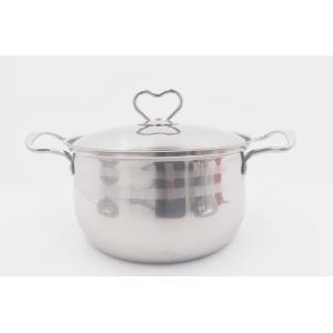Quality 16cm Stainless Steel Cookware Sets Metal Steel Cooking Stew Pot for sale