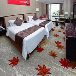Apartment Modern Carpet Tiles 80% Wool 20% Nylon Jacquard Style