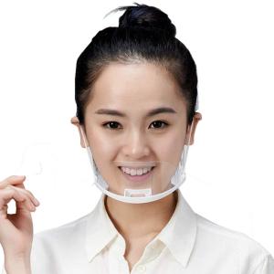 China Food Service Sanitary Transparent Plastic Mouth Cover on sale