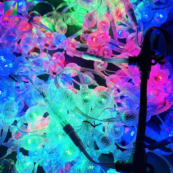 3D Lighting Effect 360 Degree Beam Angle Waterproof Ip67/IP20 Rgbic Colorful Led Strings Light for Disco Club Stage Holiday Decor