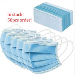 Non Irritating Non Woven Face Mask High Bacterial Particle Filtration