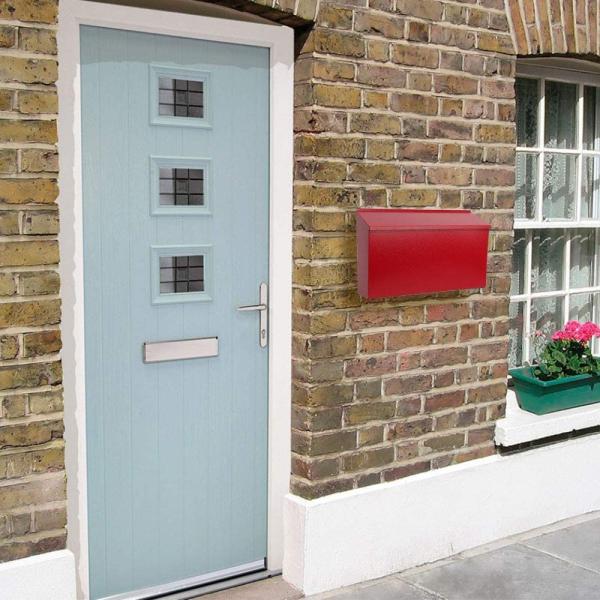 Garden Medium Capacity Heavy Duty Wall Mount Powder Coating Metal Wall Mount Mailbox