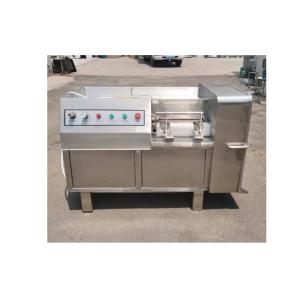 High Efficiency Commercial Cutter Shredding Fresh Frozen Meat Cube Cutting