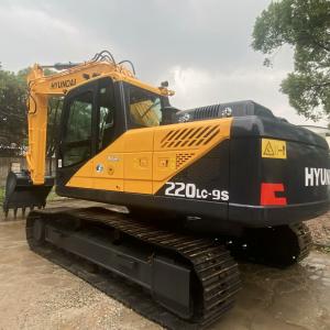 Used Yellow 2020 Original Hyundai 220lc-9s Crawler Excavator Digger