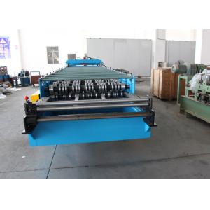 Hydraulic Tile Roll Aluminum Forming Machine 2-4m/Min 40GP Container
