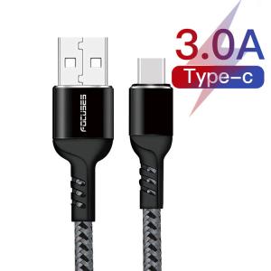 Fast Charge Nylon USB 2.0 Type C Cable For Mobliphone