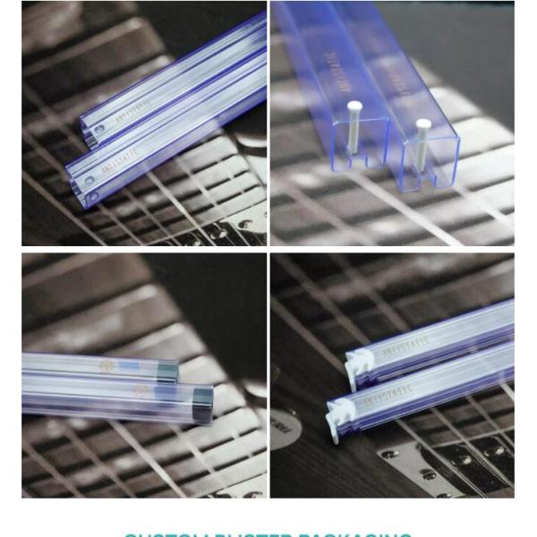 IC ESD Packaging Anti Static Tubes With 0.5mm-2mm Thickness
