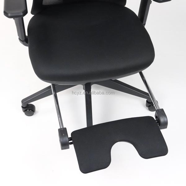 Modern Ergonomic Swivel Office Chair with Adjustable Headrest and Mesh Lumbar Support