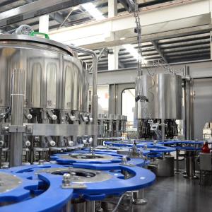 6000BPH 8000BPH Monoblock Liquid Filling Machine Particles Dosing Function