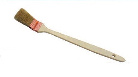 Buy White Narrow Bristle Bent Radiator Paintbrush 20mm 25mm 30mm at wholesale prices