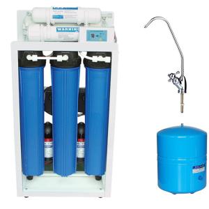 20 Inch Blue Home Water Filtration System Reverse Osmosis Tank With Digital