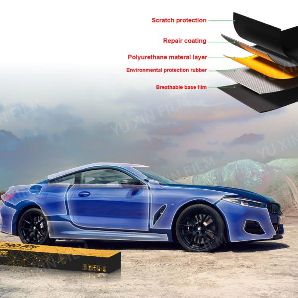 Buy TPU Matte Finish PPF Paint Protection Film 8mil Thickness Wet Installation OEM at wholesale prices