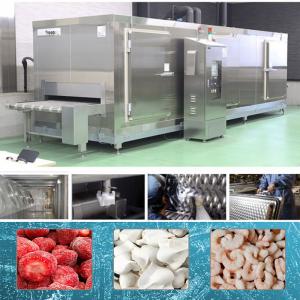 China Continuous Tunnel French Fries Seafood Freezer Arc Welding on sale