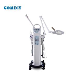 China 9 In 1 White Multifunctional Beauty Equipment Steamer Ultrasonic Deep Cleansing Skin Care High Frequency on sale