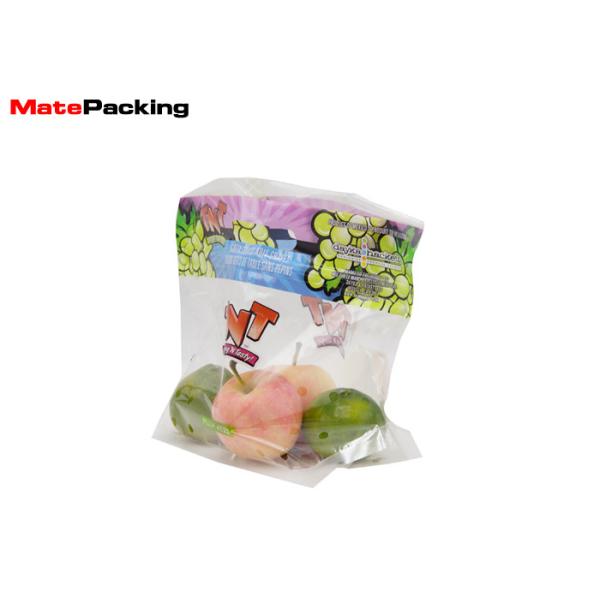 Anti Fog CPP Fresh Vegetable Plastic Packaging Bags Customized Thickness