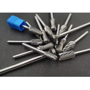 Quality 60HRC Solid Carbide Rotary Burr Long Shank Carbide Burr Good Grinding Effect 3-25MM for sale