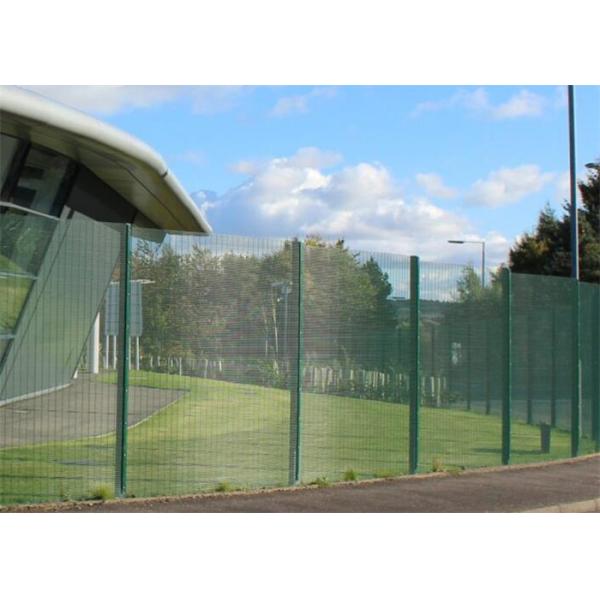 Buy Powder Coated 358 Security Fencing Horizontal Wire 3.2mm Panel Size 2.4*2.1m at wholesale prices